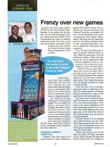 Frenzy Over New Games pg 1