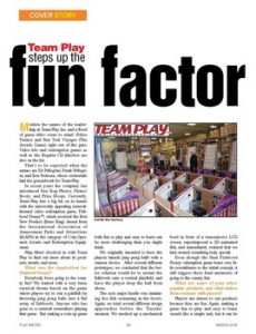 Team Play in Play Meter Magazine